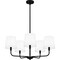 Quoizel Gallagher Chandelier 5 Lights Matte Black GGR5028MBK - alternate 3